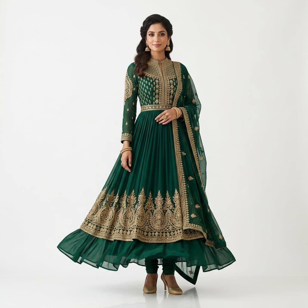 Georgette Anarkali Suit