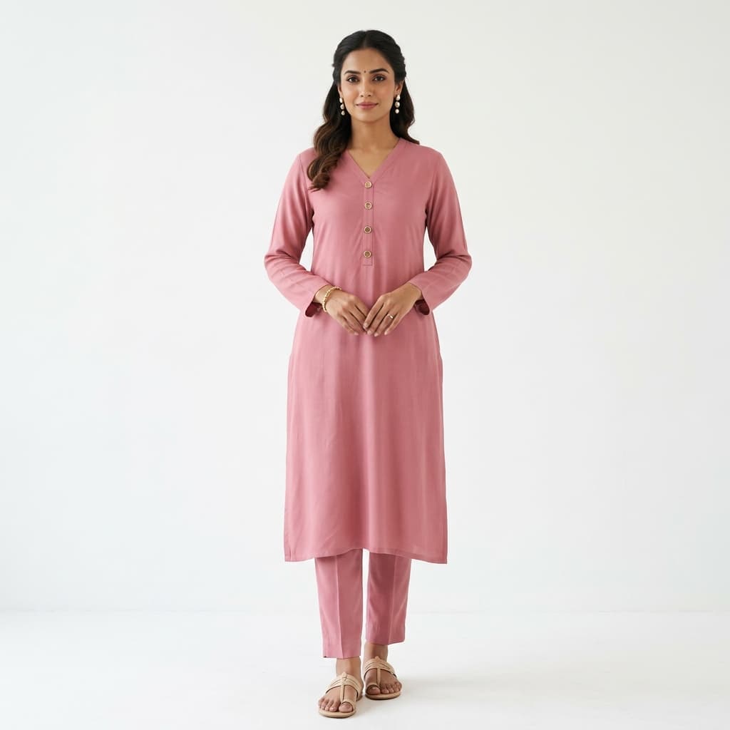 Straight Cut Viscose Kurti